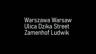 Warszawa Ulica Dzika i Zamenhof 1939 [upl. by Atnod]