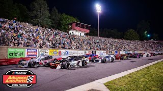 NASCAR Official Highlights Advance Auto Parts Weekly Series Modified 100 at Bowman Gray Stadium [upl. by Pathe]