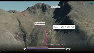 Scafell Pike Route 1an from Wasdale Head [upl. by Esinereb]