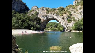 Timelapse  La descente des Gorges de lArdèche  Le rapide du Charlemagne [upl. by Ertsevlis]