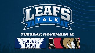 Maple Leafs vs Senators LIVE Post Game Reaction  Leafs Talk [upl. by Nahk701]