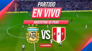 🔴 PERÚ vs ARGENTINA EN VIVO por las Eliminatorias Sudamericanas 2026  Fecha 12 [upl. by Scammon]