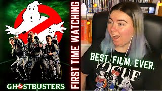 FIRST TIME WATCHING GHOSTBUSTERS 1984 Movie Reaction amp Review  I LOVED IT [upl. by Rue]