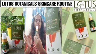 Lotus Botanical Vitamins C Face Serum  Unboxing amp Honest Review Vitamin C Skin Brightening Serum [upl. by Ybot]