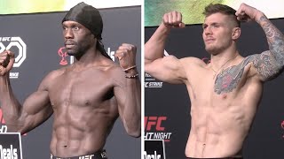 UFC Vegas 75 OFFICIAL WEIGHINS Vettori vs Cannonier [upl. by Jeth]