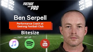 bitesize  Ben Serpell Performance Coach at Geelong Football Club [upl. by Kessel876]