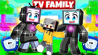 Adopted by TV FAMILY in Minecraft Hindi [upl. by Akieluz480]