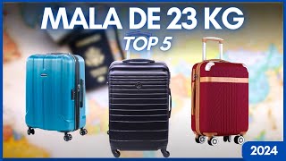 âœˆï¸TOP 5 MALA DE VIAGEM GRANDE 23 KG  Mala de 23 kg CUSTO BENEFÃCIO para comprar em 2024 [upl. by Ahsinra]