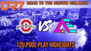 7on7 Football Highlights  Orlando Elite 12u Dominates Apex Elite at DR7 Orlando Tourney 7v7 [upl. by Enneillij]