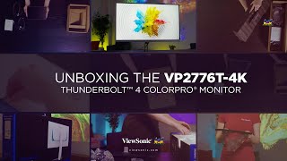 Unboxing the VP2776T4K Thunderbolt 4 ColorPro Monitor [upl. by Idham]