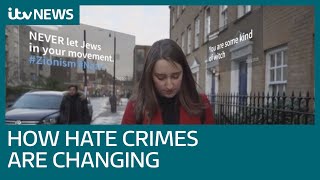 How hate crime in the UK is rising  and how hate is spreading online  ITV News [upl. by Melosa953]