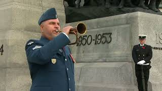 Remembrance Day 2022  WATCH Last Post played at National War Memorial [upl. by Eniluqcaj424]