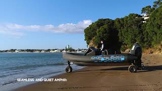 Amphi King  Amphibious Boat for Water and Land [upl. by Anayt]