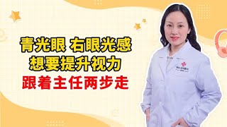 青光眼 右眼光感 想要提升视力 跟着主任两步走 [upl. by Batista833]