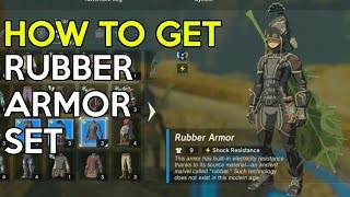 How To Get Rubber Armor Set Trial Of Thunder Shrine Quest  Legend Of Zelda Breath Of The Wild [upl. by Ahsel144]