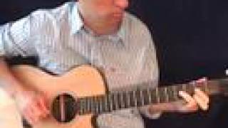 BLUEGRASS GUITAR LESSON  Whiskey Before Breakfast [upl. by Nigle563]