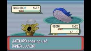 Pokemón Esmeralda  Derrotando al Campeón Plubio solo con Shedinja [upl. by Akemad]