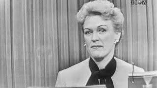 Whats My Line  Eve Arden Sam Levenson panel Betty Furness panel Jan 2 1955 [upl. by Malsi]