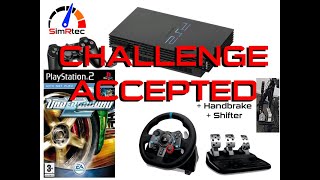 Need for speed underground 2 NFSU2 G29 steering wheel on PS2  handbrake  shifter challenge intro [upl. by Schlenger]