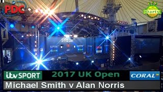 2017 Coral UK Open UK Open TV Finals Michael Smith v Alan Norris  Fifth Round [upl. by Aydan]