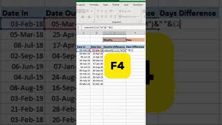 You must know this excel trick 🔥 excelformula excelshortcuts exceltips [upl. by Rudin]