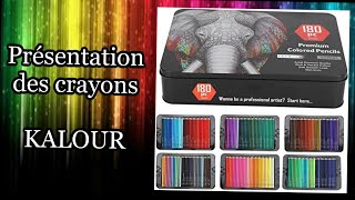 Présentation des crayons quotKALOURquot [upl. by Ytisahcal595]