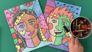 Romero Britto Self Portraits [upl. by Annahgiel941]