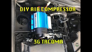 3G TACOMA DIY  Installing an ARB Air Compressor  Under the Hood [upl. by Noma]