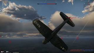 War Thunder BEST US WW2 NAVAL FIGHTER VS SCHOOL WIFI  F4U4B Stock Grind Part 4 [upl. by Akener]