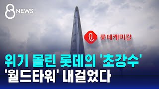 위기설 롯데 그룹 상징 월드타워 담보로 내놨다  SBS 8뉴스 [upl. by Eilyw519]