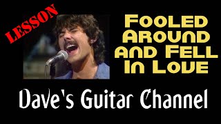 LESSON  Fooled Around and Fell In Love by Elvin Bishop [upl. by Neit765]