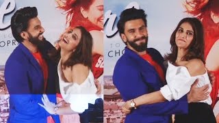 Ranveer Singh GETS Cozy With Vaani Kapoor At Befikre Song Launch [upl. by Dalston]