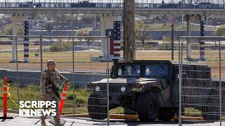 Border Standoff Texas vs Biden administration [upl. by Eddina909]