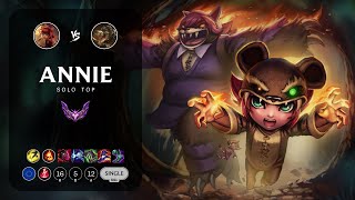 Annie Top vs Renekton  EUW Master Patch 141 [upl. by Edward]