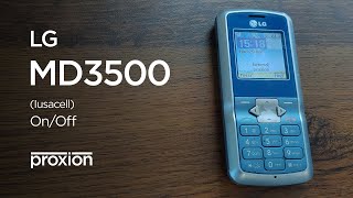 LG MD3500 Iusacell  OnOff [upl. by Enaled]