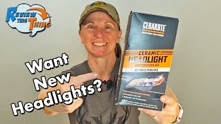 Cerakote Ceramic Headlight Restoration Kit REVIEW  Does It Work [upl. by Euqinomod]