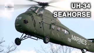 UH34D Seahorse Helicopter Landing [upl. by Landmeier387]