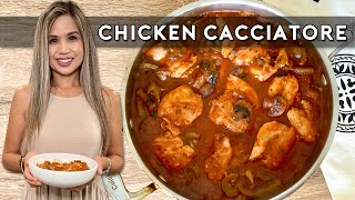 CHICKEN CACCIATORE  HOW TO MAKE CHICKEN CACCIATORE [upl. by Maher]