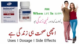 deltacortril tablets uses in urdu  prednisolone tablet  how to use deltacortril 5mg tablets [upl. by Guglielma863]