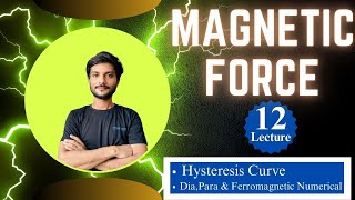 Hysteresis Curve DiaPara amp Ferromagnetic Numerical Magnetic Force L12 By ErJunaid hysteresis [upl. by Pulchi902]