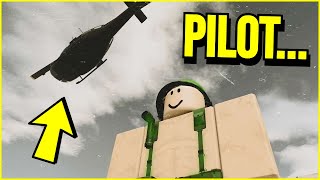 VIETNAM WAR but I am a PILOT Roblox [upl. by Una]