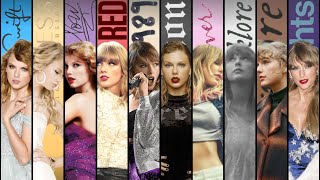 TOP FIVE SONGS FROM EACH ALBUM WITH MIDNIGHTS  TAYLOR SWIFT [upl. by Brader]