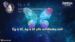 Eyþór Ingi Gunnlaugsson  quotÉg Á Lífquot Iceland  Karaoke version [upl. by Inkster]