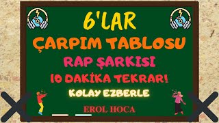 Çarpım Tablosu Kolay Ezberleme Rap Şarkısı 6lar  Altılar Çarpım Tablosu Şarkılı Kolay Öğrenme [upl. by Allie341]