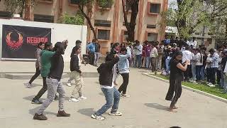 Flashmob in GPulla Reddy engineering college by reborn fitness studio 💪 Dance  college  students [upl. by Armelda]