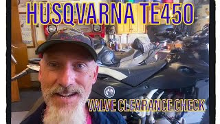 How To Do A Valve Clearance Check and Adjustment Husqvarna TE450 SWM RS500R TE510 TE310 [upl. by Eggleston678]