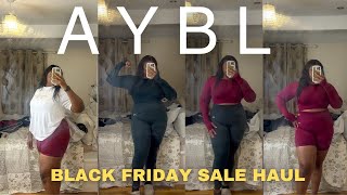 AYBL Gymwear BALANCE V2 amp EMPOWER SEAMLESS Haul Plus Size abyl plussizefashion blackfridayhaul [upl. by Innob404]