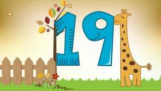 THE NUMBERS Number Songs For Children Number Song 1 to 20 123 [upl. by Brunell]