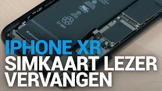 iPhone XR simkaart lezer vervangen  Fixjenl [upl. by Atig7]