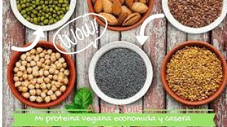 Prepara tu propia proteína vegetal en casa y aumenta masa muscular [upl. by Oznerol]